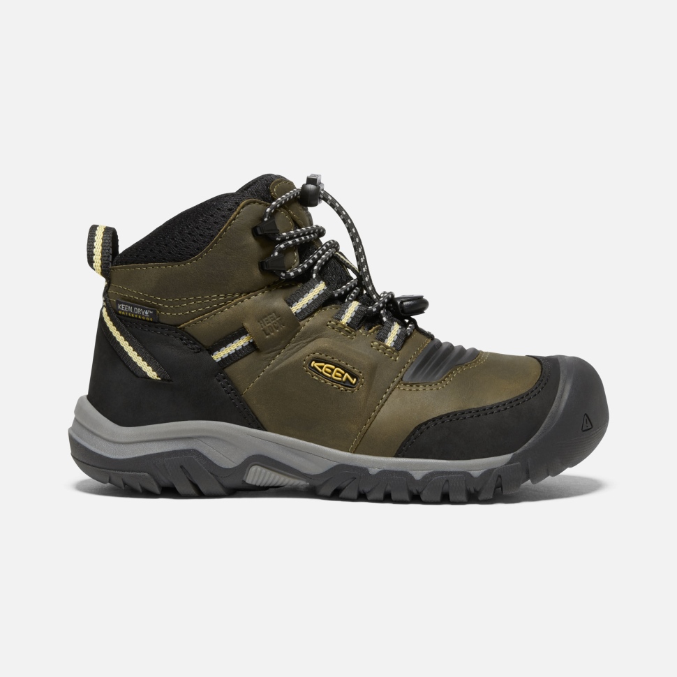 dark_olive_dusky_citron_big_kids_ridge_flex_waterproof_boot_keen.jpg Dark Olive-Dusky Citron Big Kids' Ridge Flex Waterproof Boot Keen - Image 1