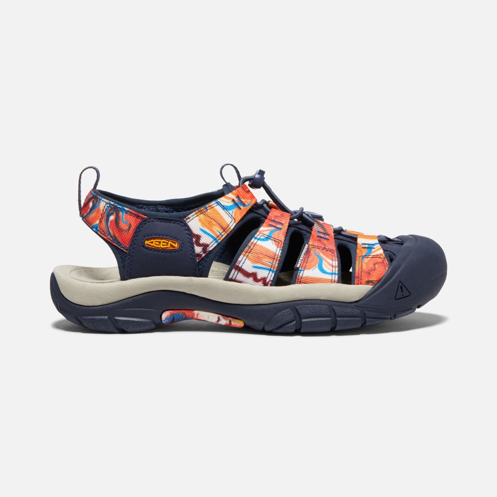 groovy_orange_navy_keen_mens_newport_x_outdoor_afro.jpg Groovy Orange-Navy Keen Men's Newport x Outdoor Afro - Image 1