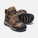 Keen Bison-Golden Brown Men's Ridge Flex Waterproof Boot Wide - Image 5