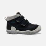 Keen Black-Mykonos Blue Big Kids' Knotch Double Strap Chukka