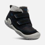Keen Black-Mykonos Blue Big Kids' Knotch Double Strap Chukka - Image 4