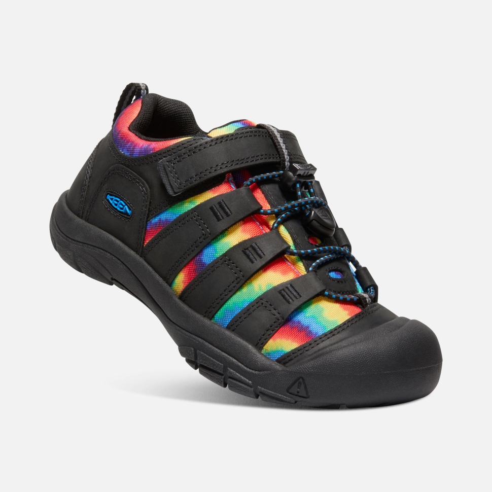 Keen Black-Original Tie Dye Big Kids’ Newport Shoe - Image 4
