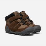 Keen Dark Earth-Black Little Kids' Knotch Chukka - Image 9