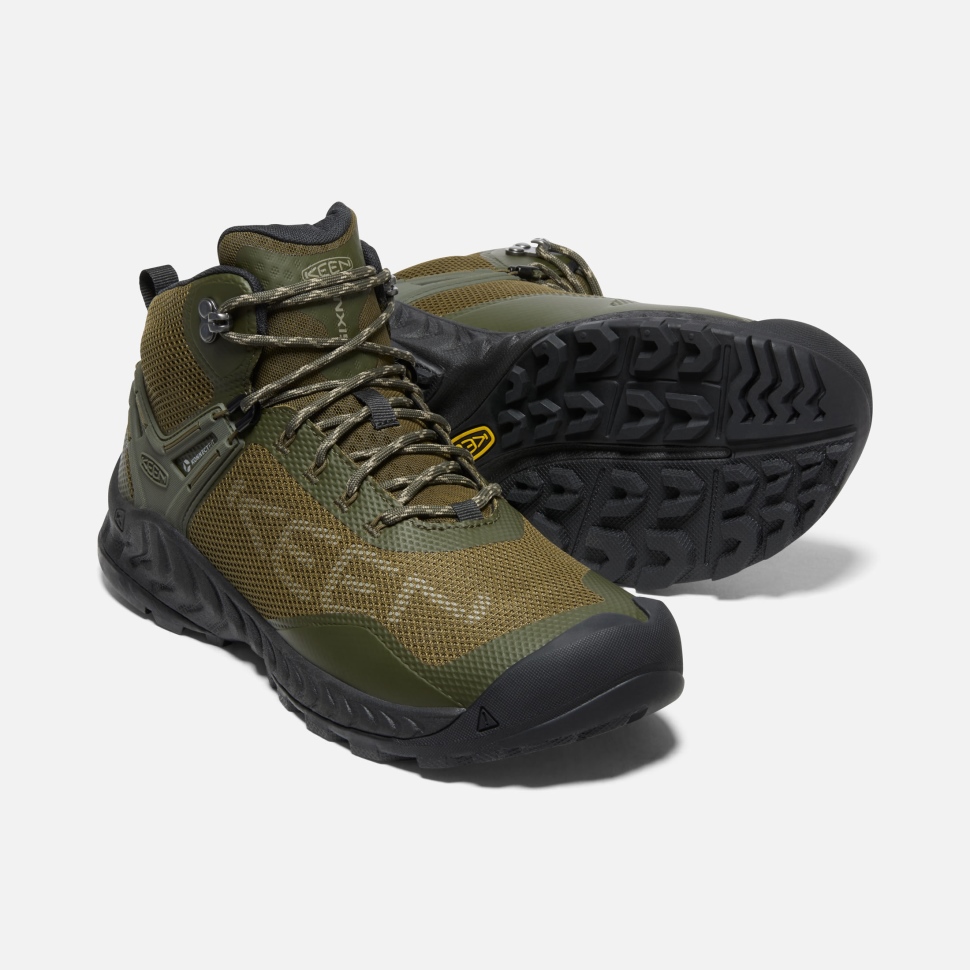 Keen Forest Night-Dark Olive Men's NXIS EVO Waterproof Boot - Image 5