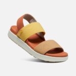 Keen Fossil Orange-Silver Birch Women's Elle Backstrap Sandal - Image 4