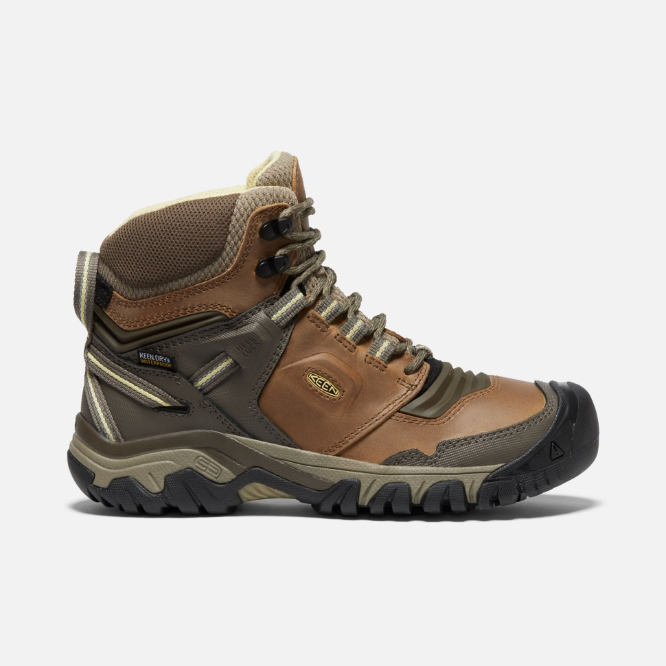 keen_safari_custard_womens_ridge_flex_waterproof_boot.jpg Keen Safari-Custard Women's Ridge Flex Waterproof Boot - Image 1