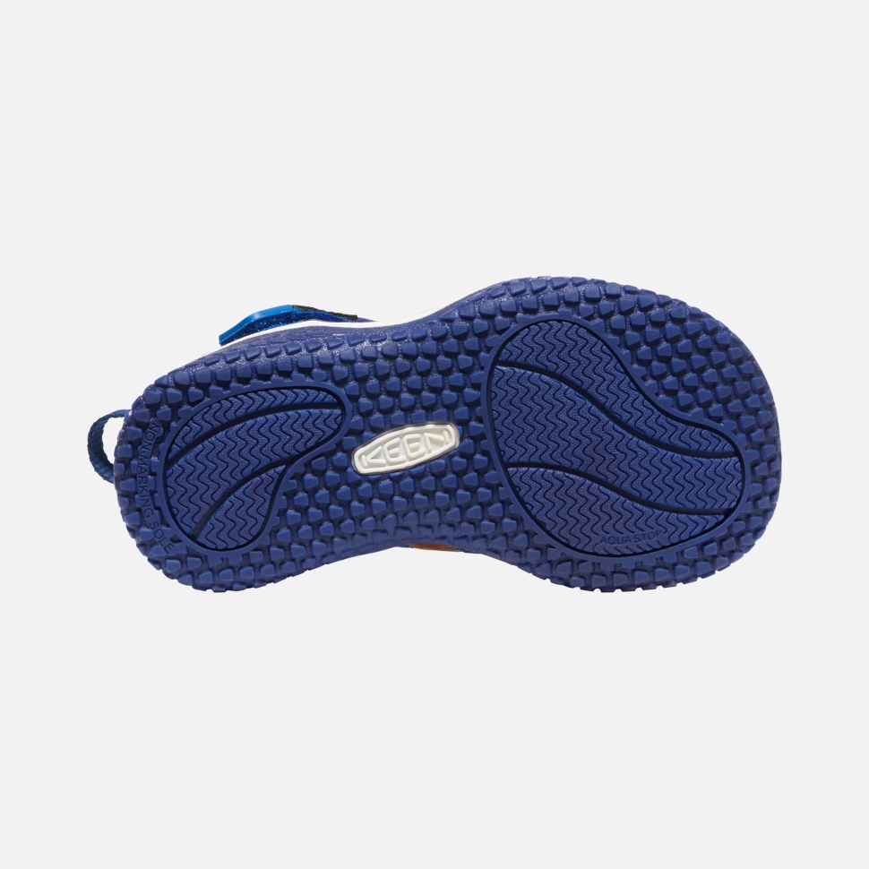 Orange Peel-Blue Keen Little Kids' Stingray x Outdoor Afro - Image 3