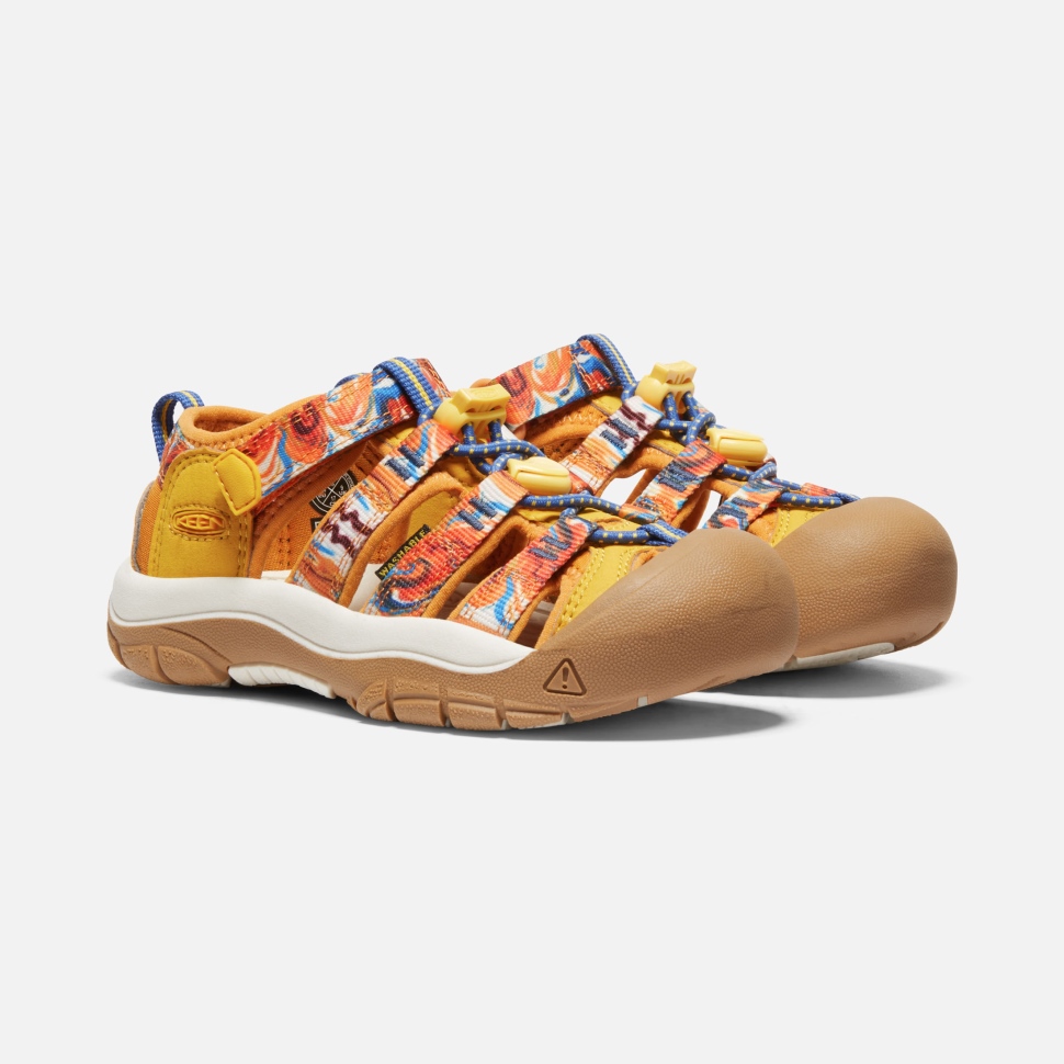 Orange Peel-Yellow Keen Little Kids' Newport x Outdoor Afro - Image 6
