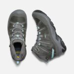 Steel Grey-Cloud Blue Women's Circadia Waterproof Boot Wide Keen - Image 2