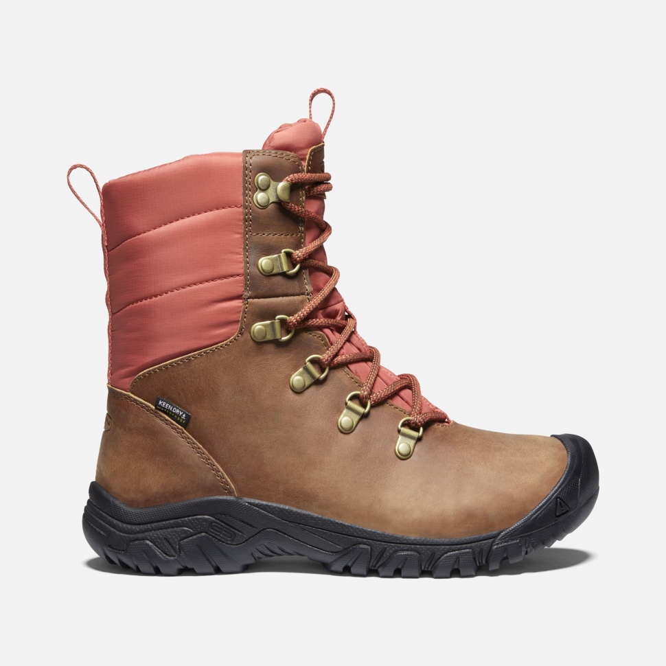 toasted_coconut_redwood_womens_greta_waterproof_boot_keen.jpg Toasted Coconut-Redwood Women's Greta Waterproof Boot Keen - Image 1
