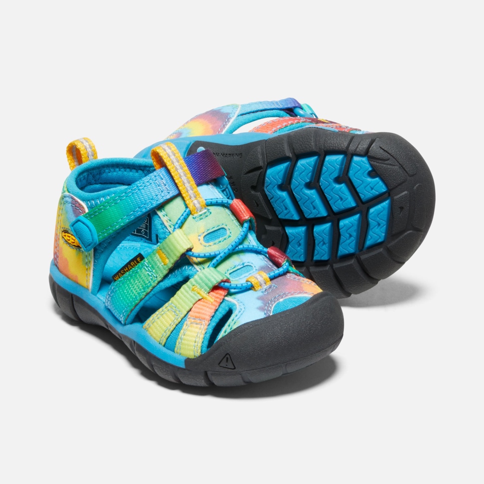 Vivid Blue-Original Tie Dye Keen Toddlers' Seacamp II CNX - Image 5